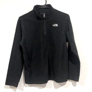 The North Face  black 3/4 zip pullover, 18